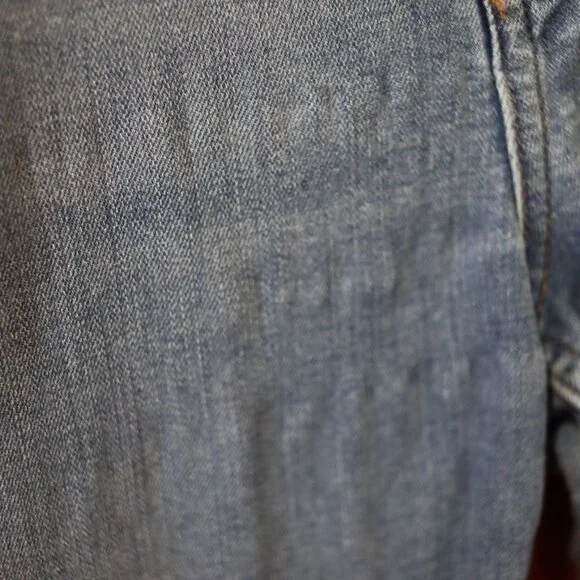 Paige Lennox Relaxed Straight Denim Jeans Size 34 Blue Stretch Comfort Fit - Picture 7 of 14